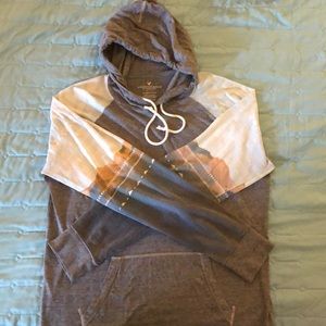 Men’s long sleeve hoodie shirt